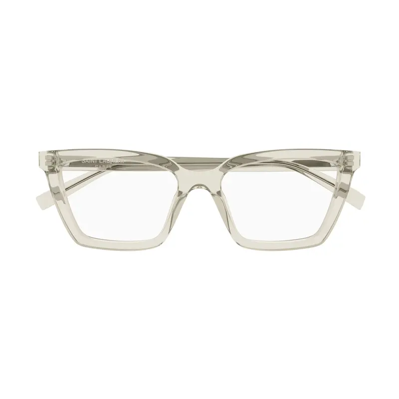 Oversized Square Frame Eyeglasses In Translucent Recycled Acetate 1
