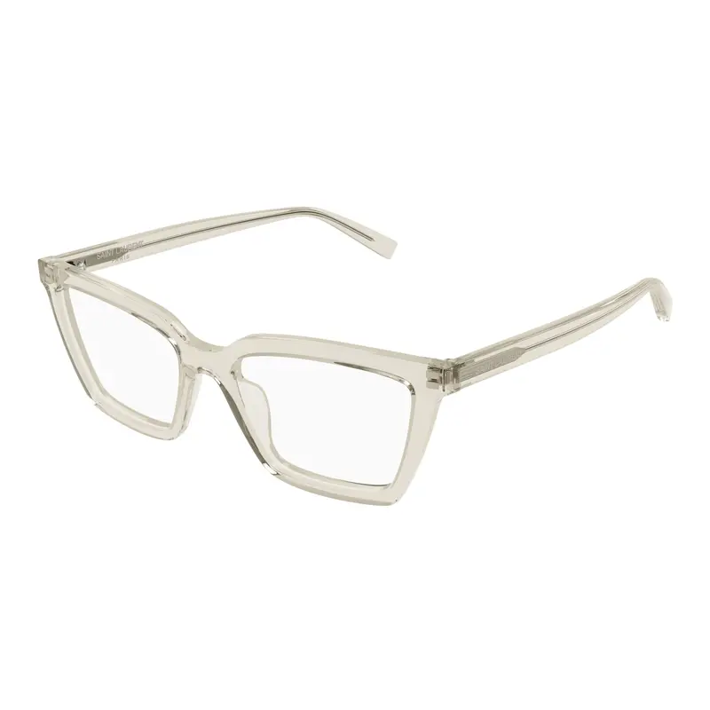 Oversized Square Frame Eyeglasses In Translucent Recycled Acetate 2