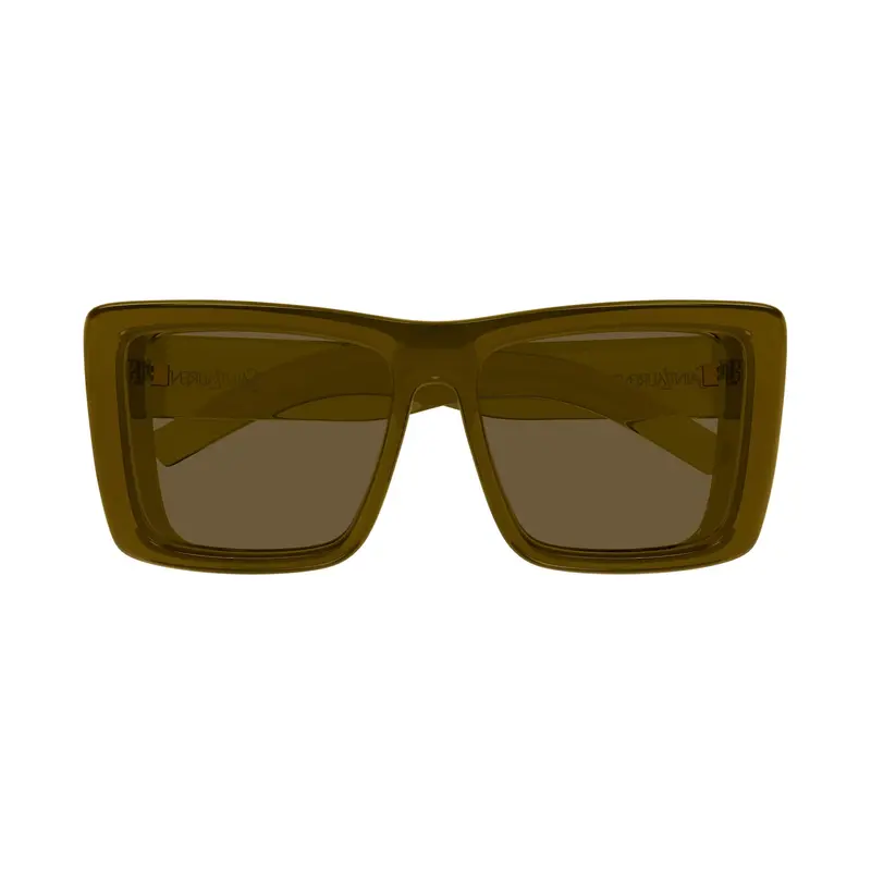 Oversized Square Frame Sunglasses With Glossy Finish 1