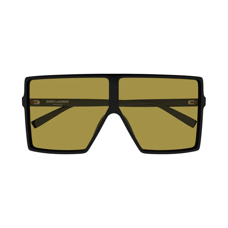 Oversized Square Frame Sunglasses With Olive Tinted Lenses 1