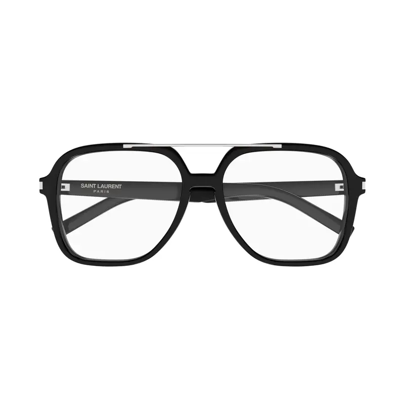 Oversized Square Frame Sunglasses With Silver Accents 1