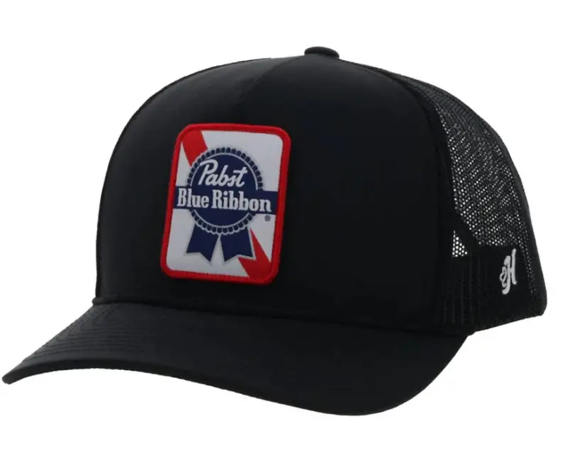 Pabst Ribbon Snapback In Black 1