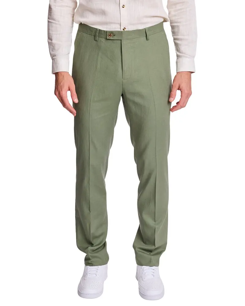 Paisley & Gray Downing Linen-Blend Pant 1