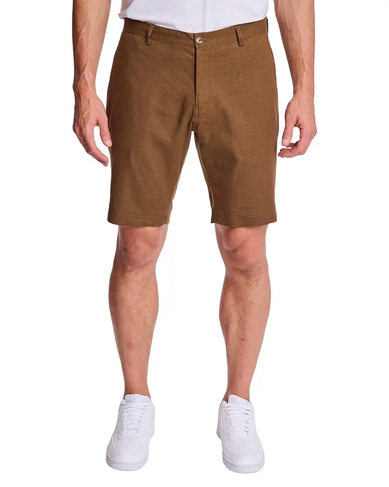 Paisley & Gray Felix Linen-Blend Short 1
