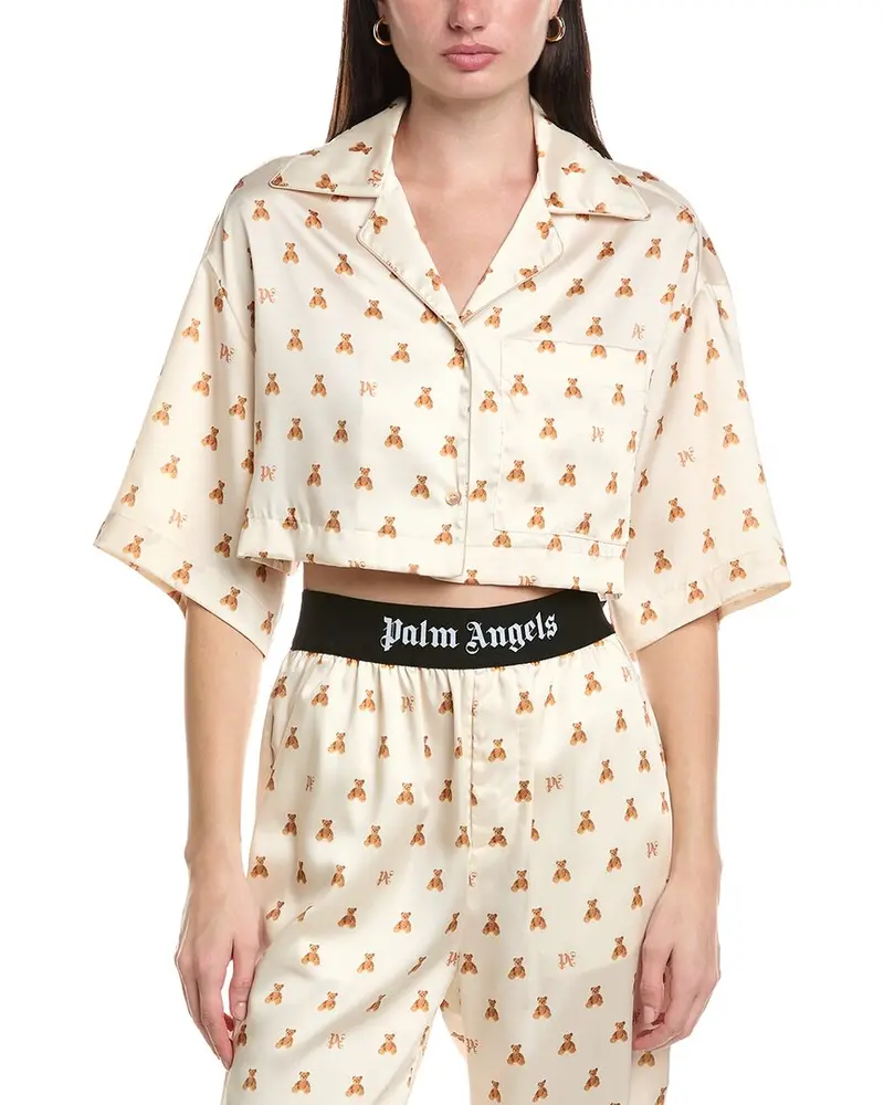 Palm Angels Bear Print Shirt 1