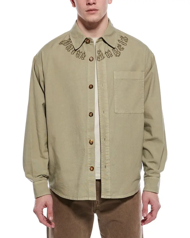 Palm Angels Denim Shacket 1