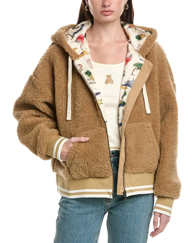 Palm Angels Hooded Coat 1