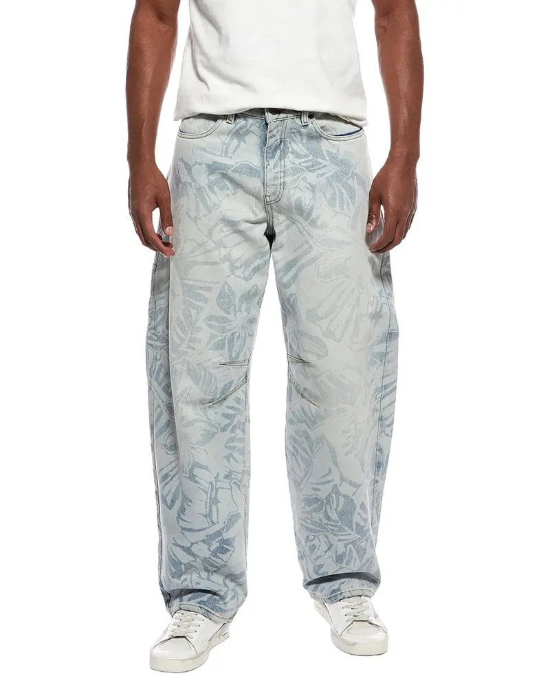 Palm Angels Light Wash Barrel Jean 1