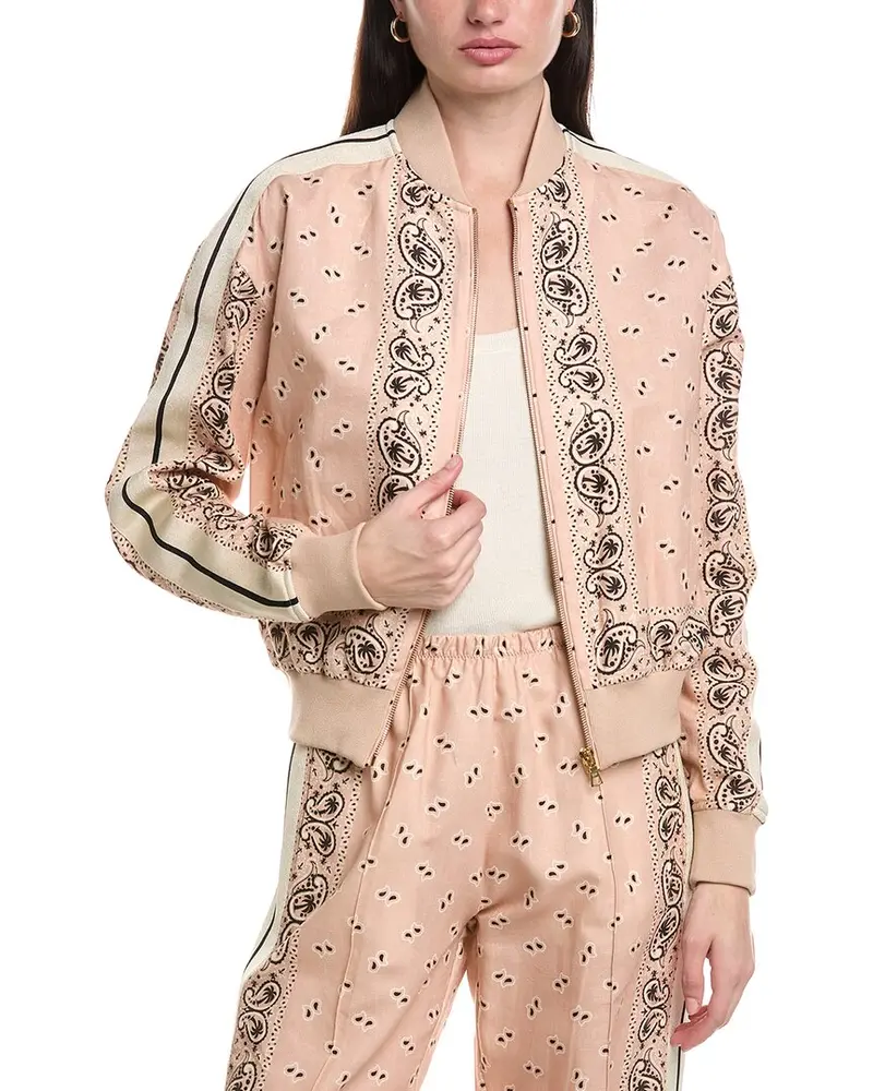 Palm Angels Linen-Blend Jacket 1