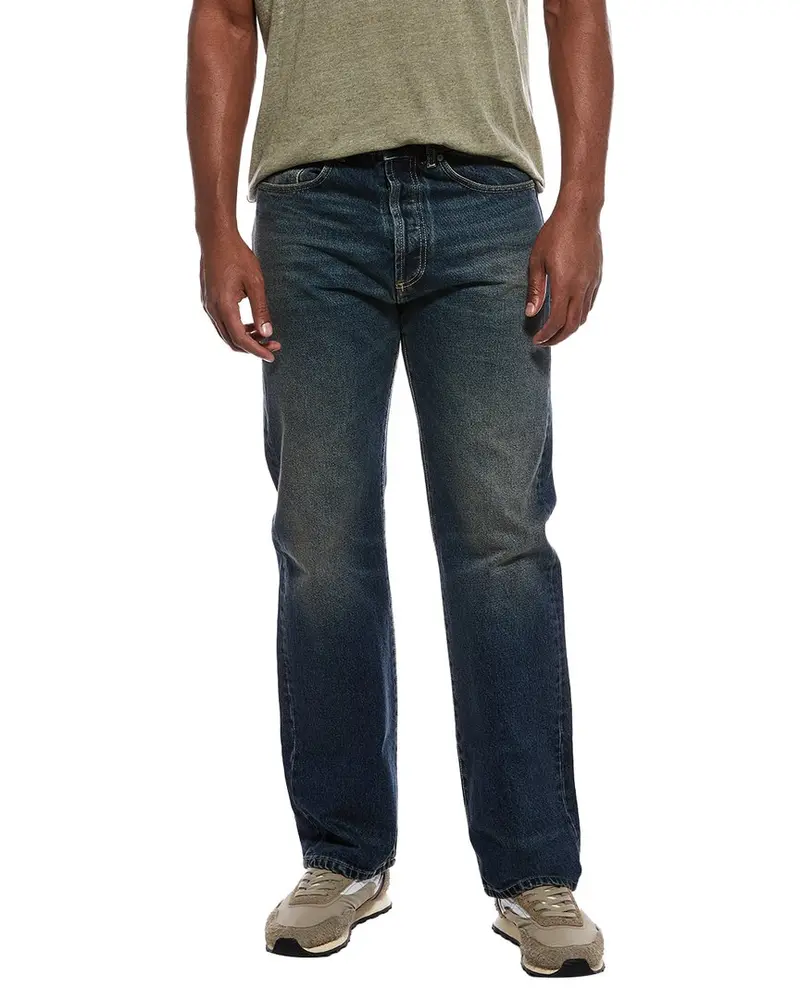 Palm Angels Straight Medium Wash Jean 1