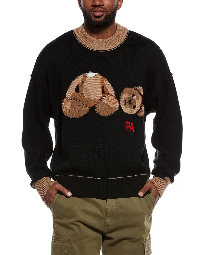 Palm Angels Wool Crewneck Sweater 1