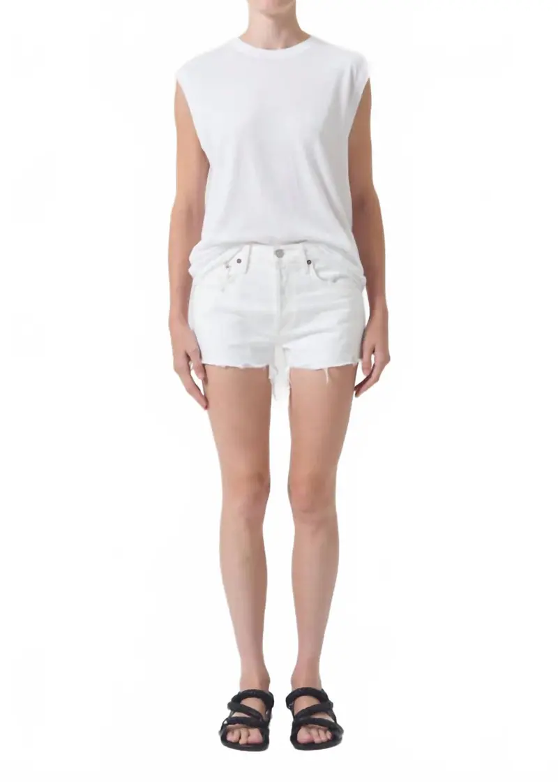 Parker Vintage Cut Off Shorts In Dough 1