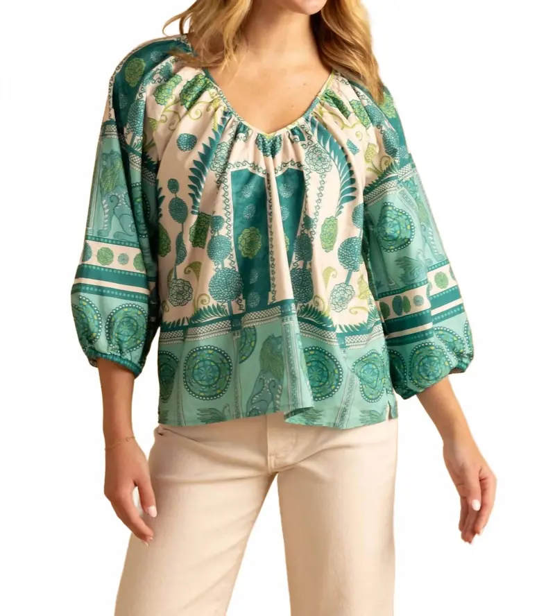 Parterre Par Beatrice Top In Green 1