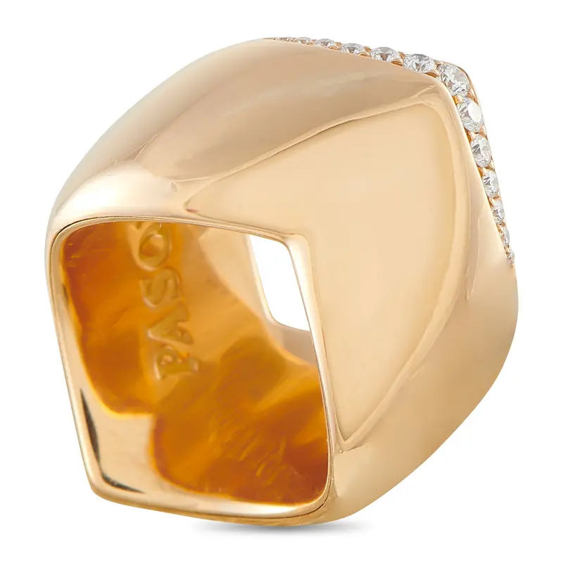 Pasquale Bruni 18K Rose Gold 0.20Ct Diamond Ring Pb10-041526 1
