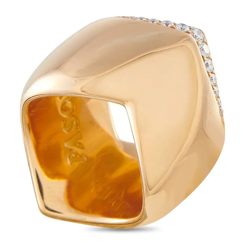 Pasquale Bruni 18K Rose Gold 0.21Ct Diamond Ring Pb11-041526 1
