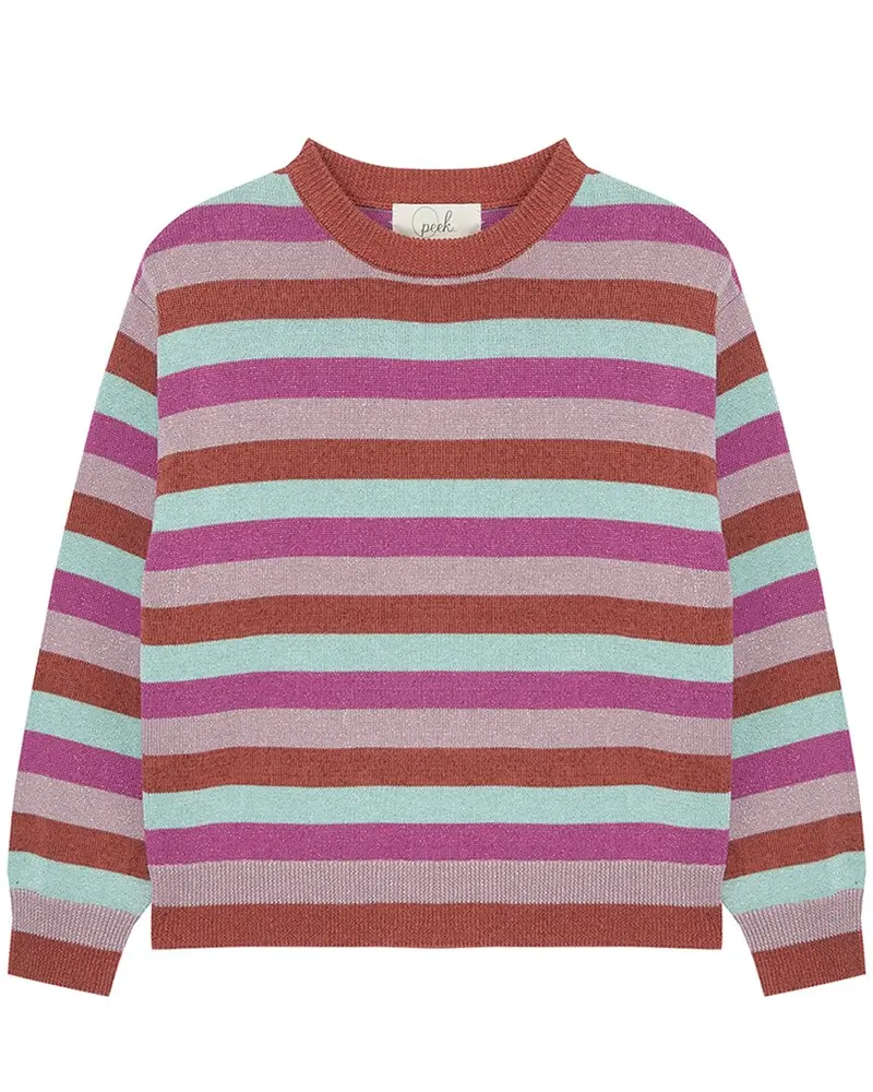 Peek Metallic Stripe Sweater 1