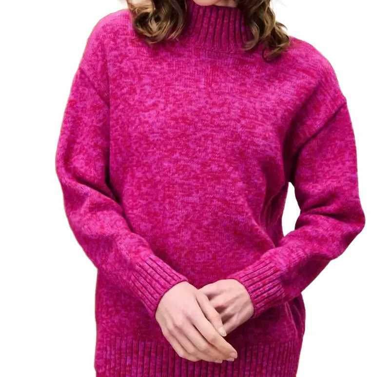 Perrein Sweater In Fuchsia 1