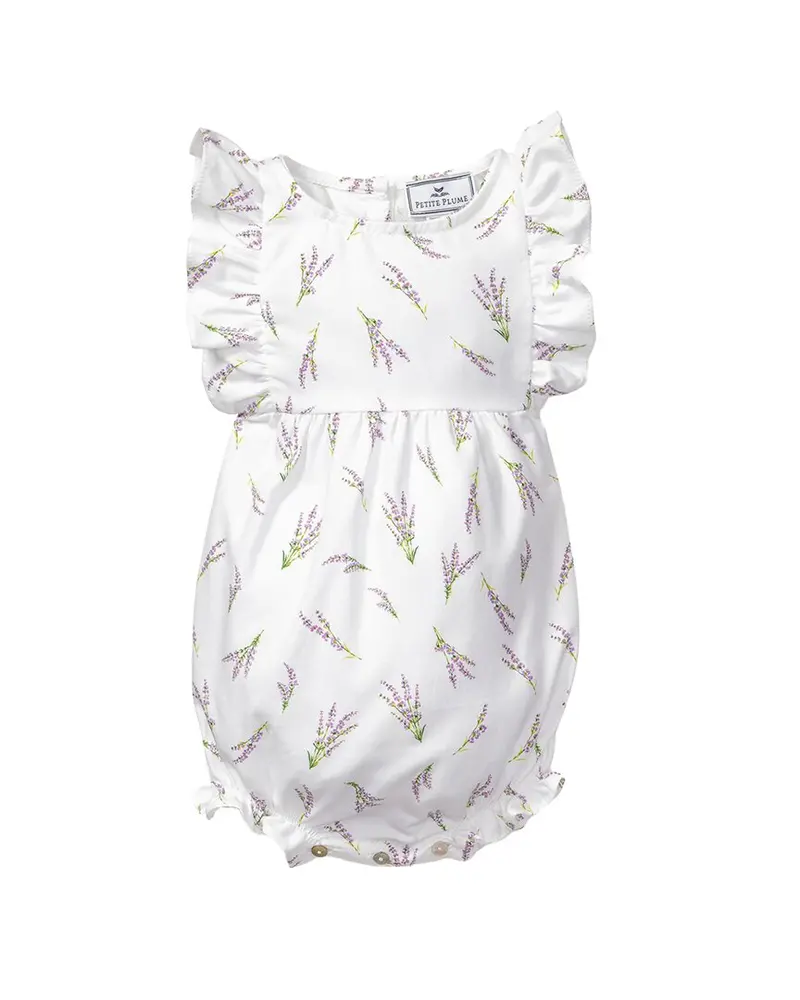 Petite Plume Fields Of Provence Ruffled Romper 1