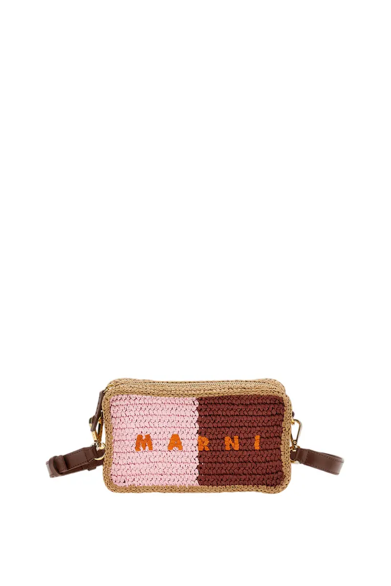 Pink Burgundy Seaside Camera Bag 1