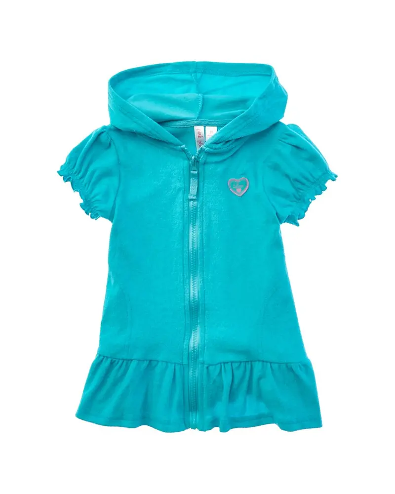 Pink Platinum Hooded Terry Coverup 1
