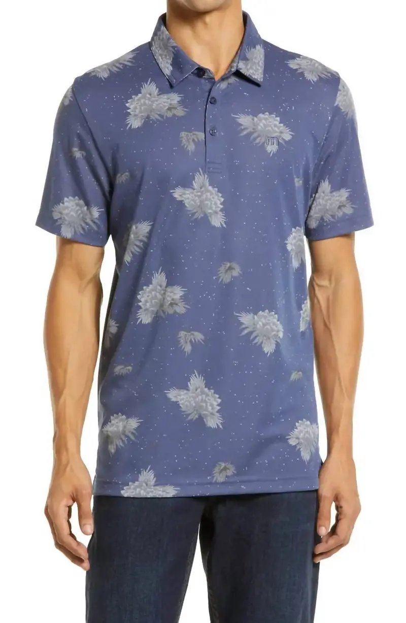 Polarized Polo Shirt In Nightshadow 1