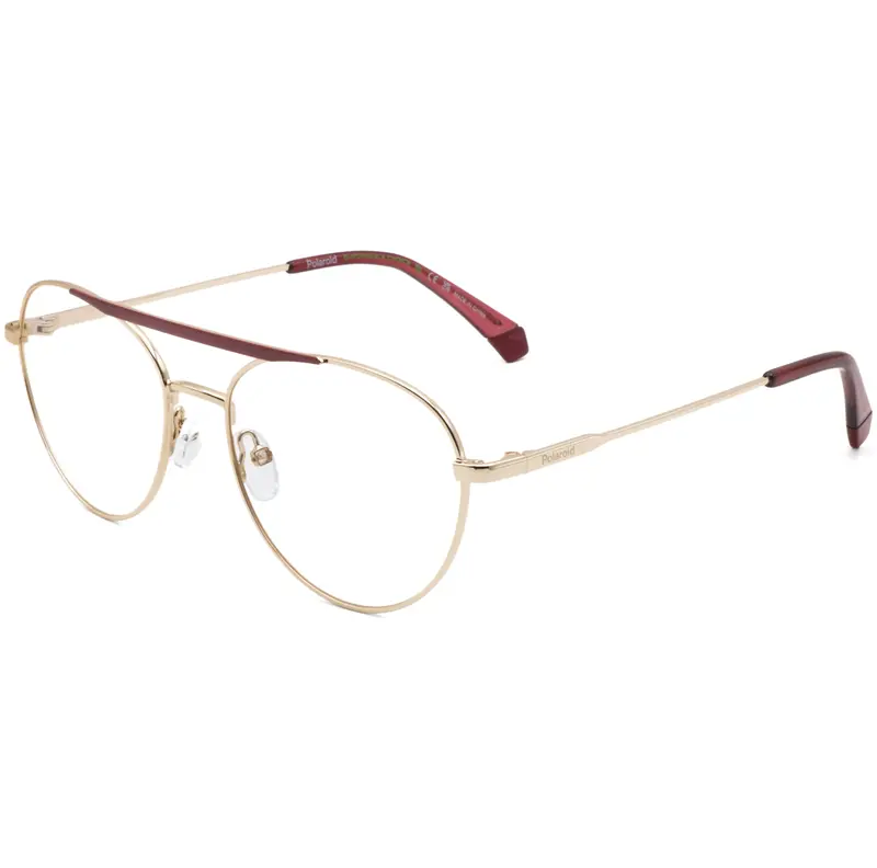 Polaroid Unisex 55 Mm Gold Opticals 1