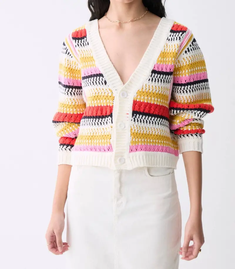 Ponte Reversible Sweater In Multicolor 1