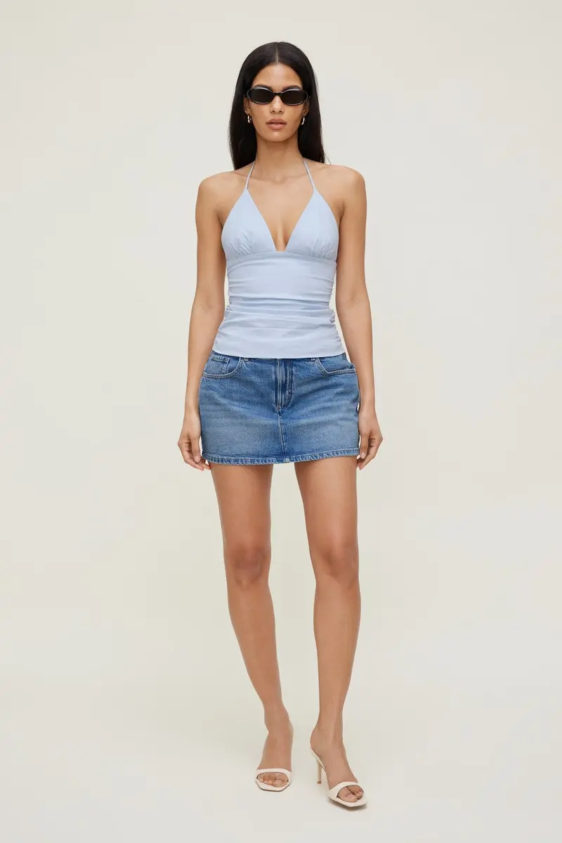 Poplin Halter Top 1