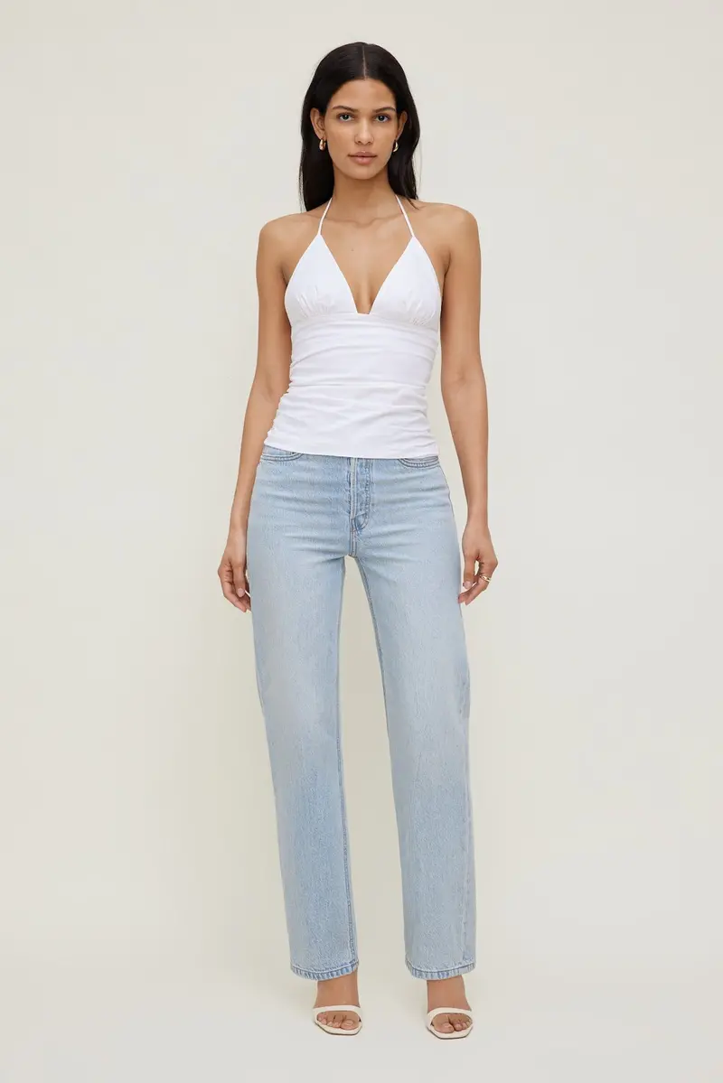 Poplin Halter Top 1