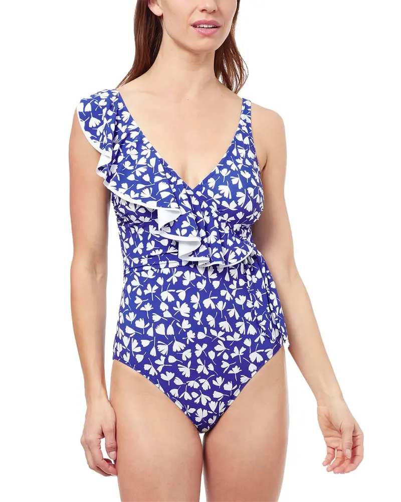 Profile By Gottex Summertime V Neck One-Piece 1