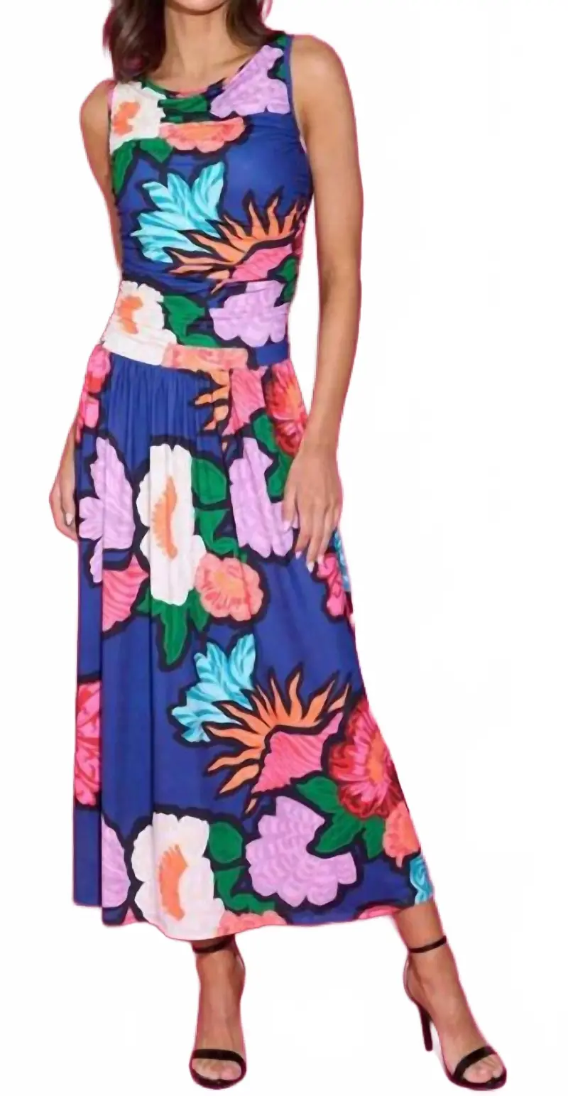 Quincy Dress In Navy Floral 1