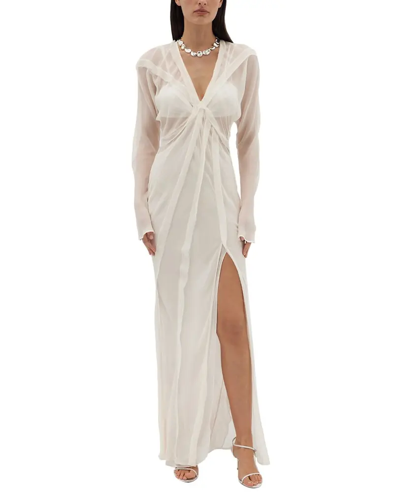 Rachel Gilbert Quinn Silk Maxi Dress 1