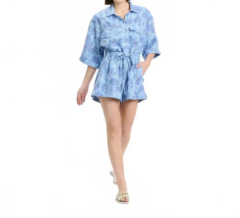Rada Romper In Blue 1