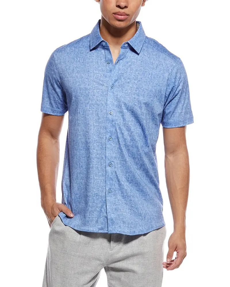 Raffi Distressed Button Shirt 1