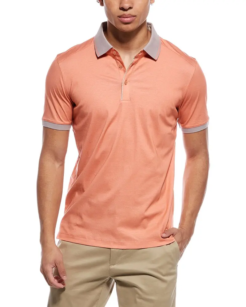 Raffi Jacquard Printed Polo Shirt 1