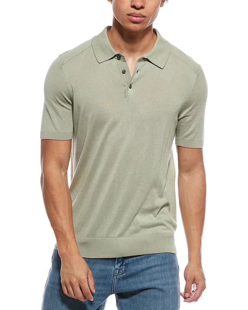 Raffi Jersey Polo Sweater Shirt 1