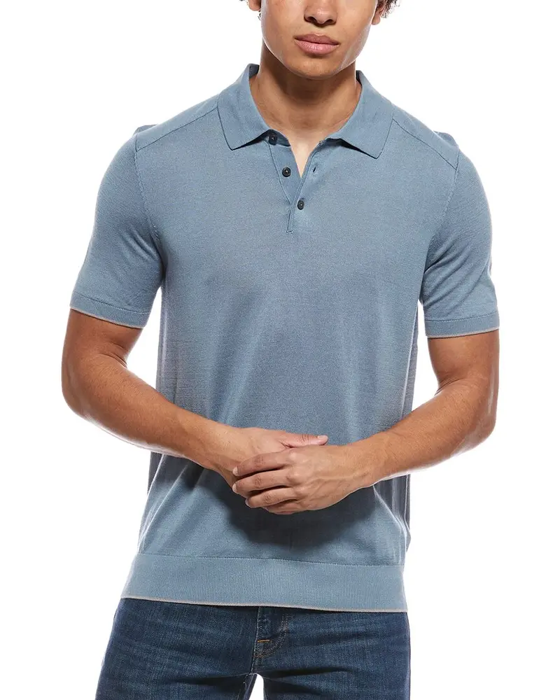 Raffi Jersey Polo Sweater Shirt 1