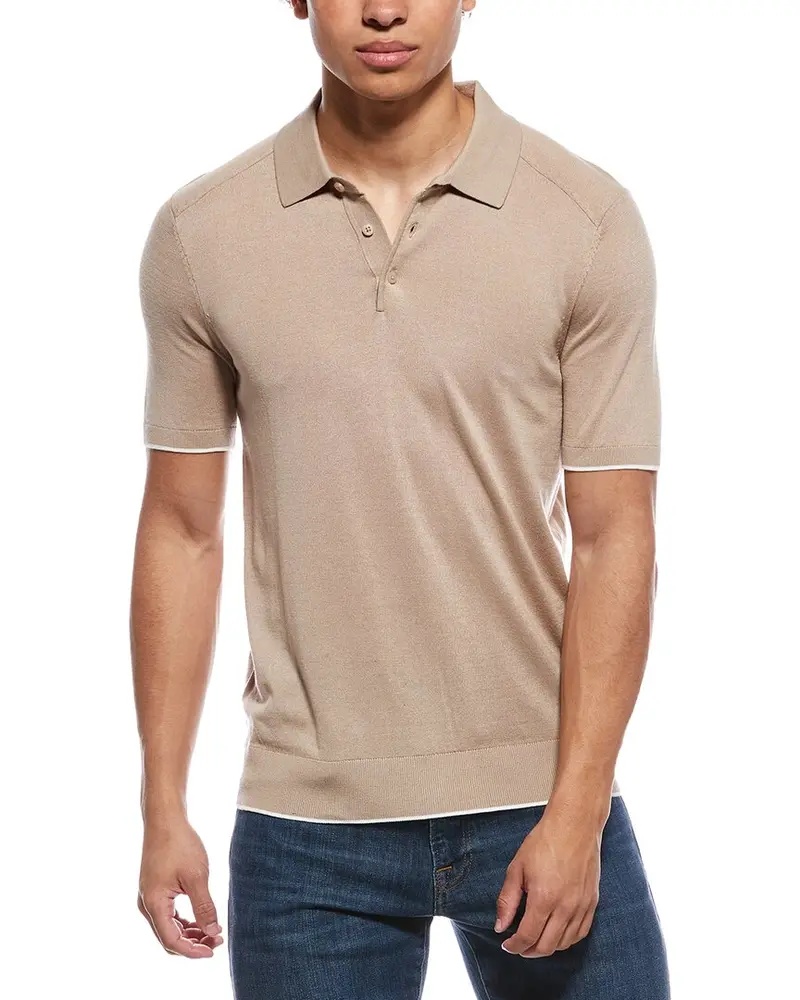Raffi Jersey Polo Sweater Shirt 1