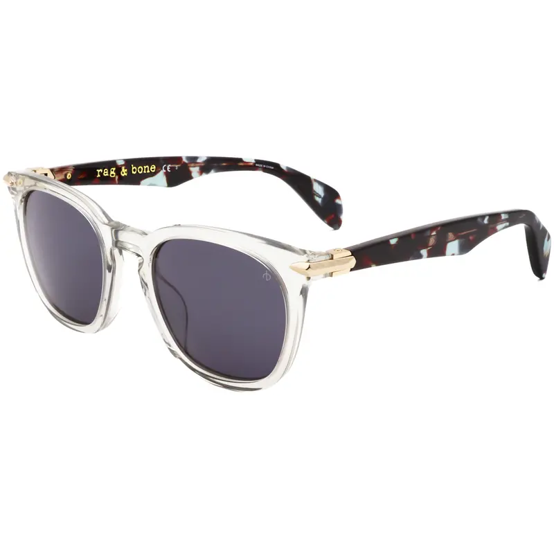 Rag & Bone Men's 50 Mm Grey Sunglasses 1