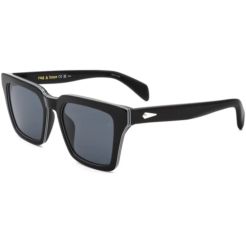Rag & Bone Men's 52 Mm Black Sunglasses 1