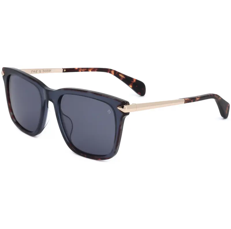 Rag & Bone Men's 53 Mm Blue Sunglasses 1