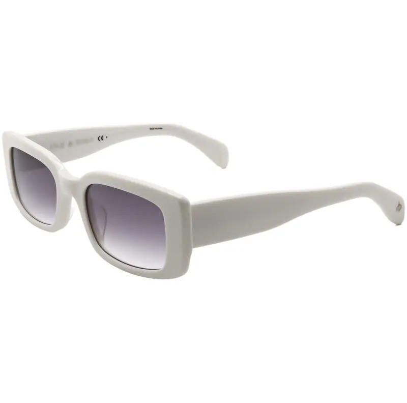 Rag & Bone Unisex 52 Mm White Sunglasses 1