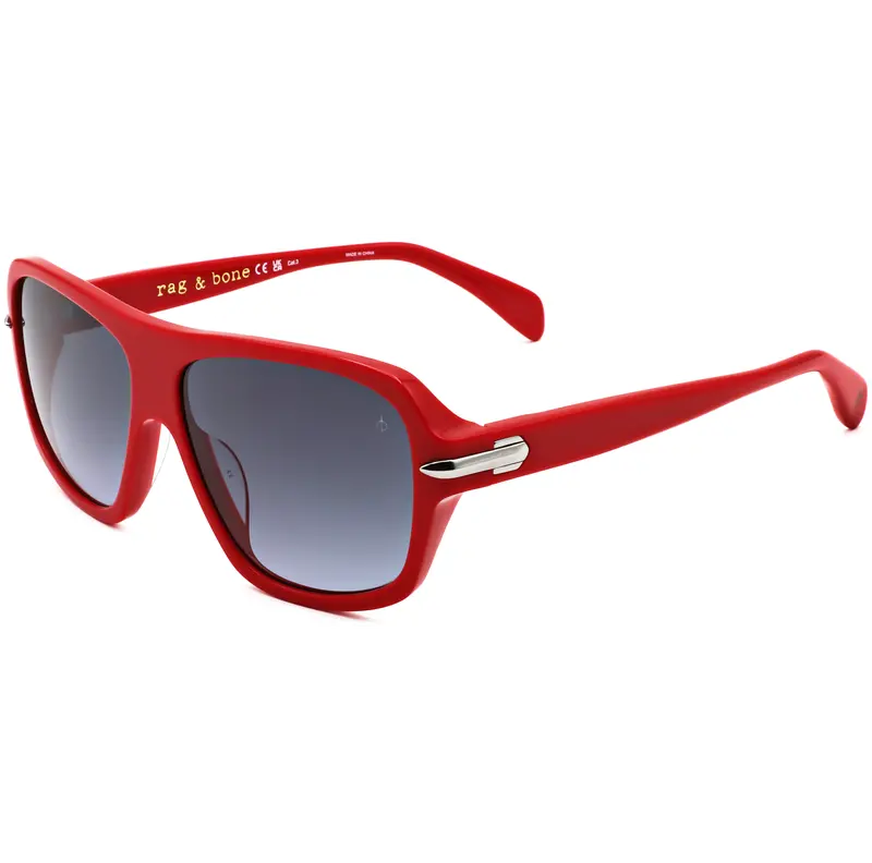 Rag & Bone Unisex 57 Mm Red Sunglasses 1