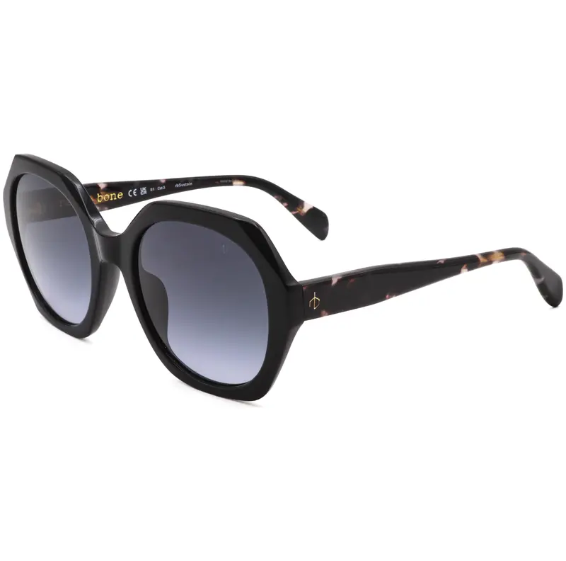 Rag & Bone Women's 55 Mm Black Sunglasses 1