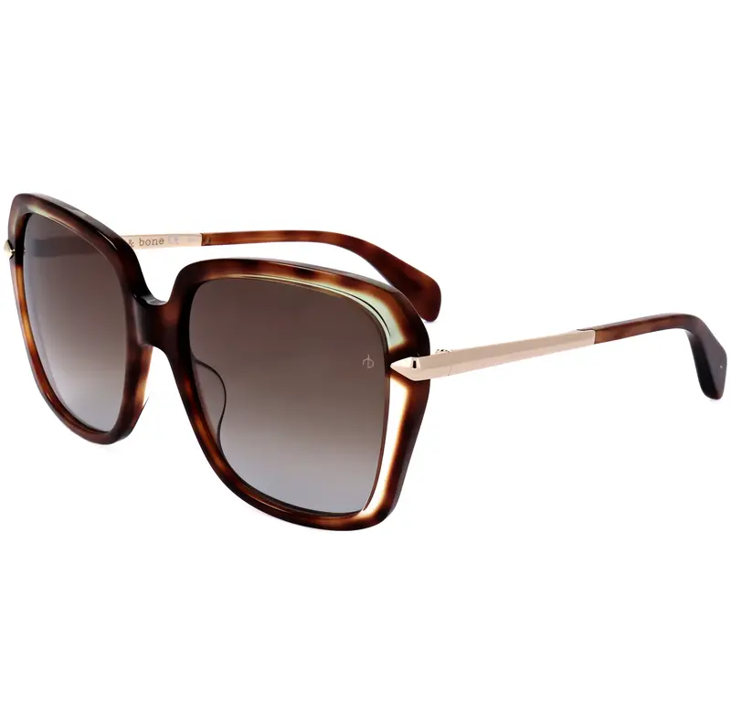 Rag & Bone Women's 57 Mm Havana Sunglasses 1