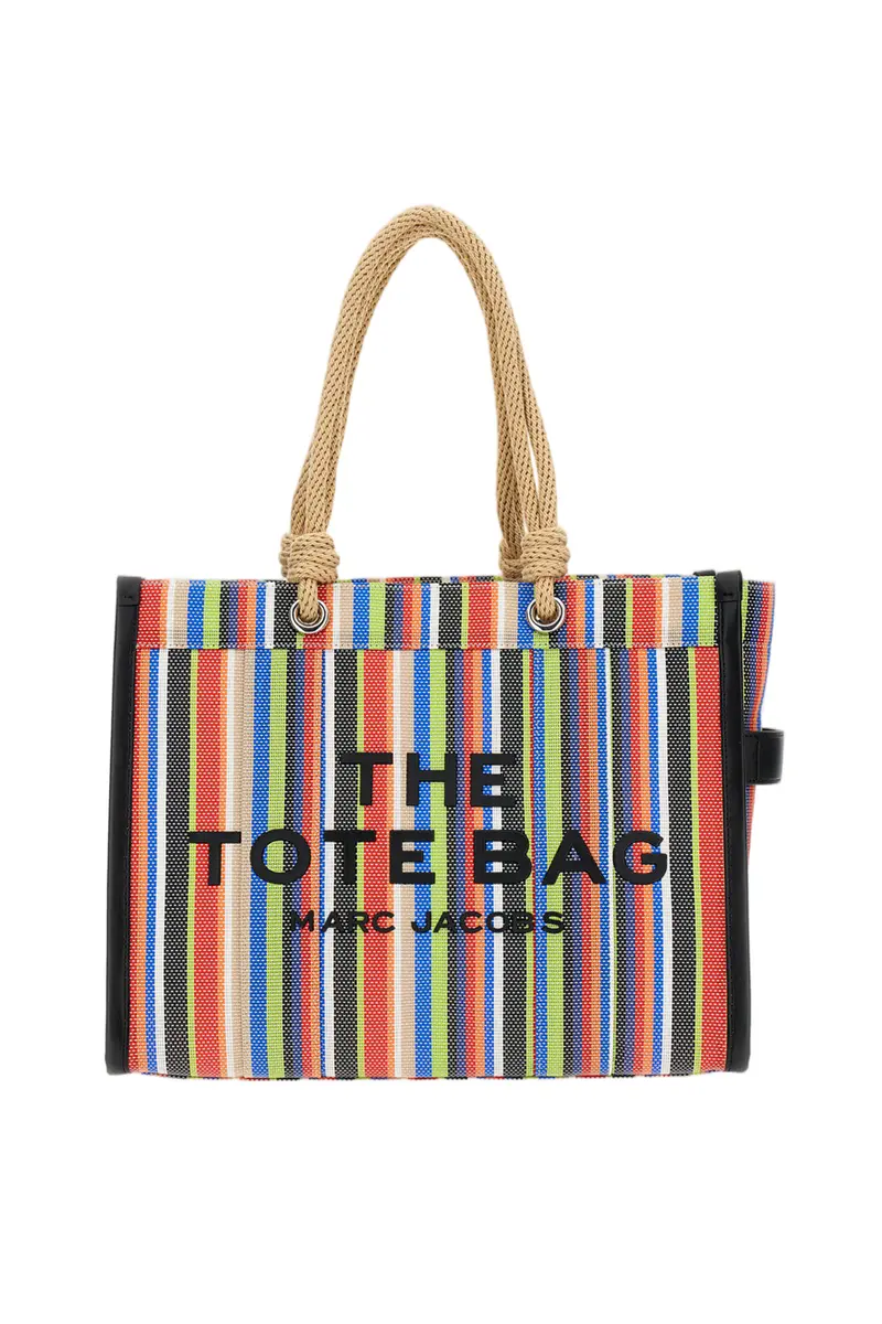 Rainbow Stripe Large Tote Bag 1