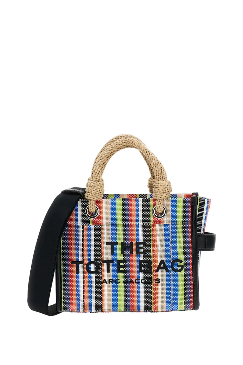 Rainbow Stripe Small Tote Bag 1