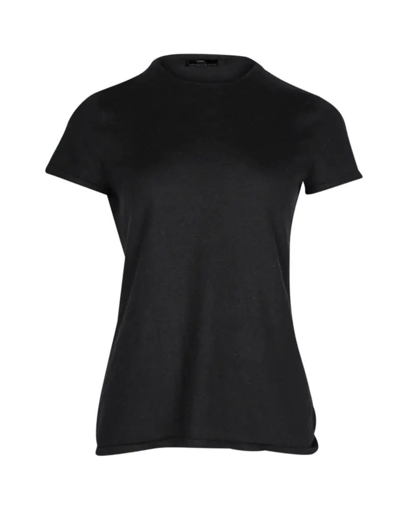 Ralph Lauren Basic Slim-Fit Short Sleeve T-Shirt In Black Cashmere 1