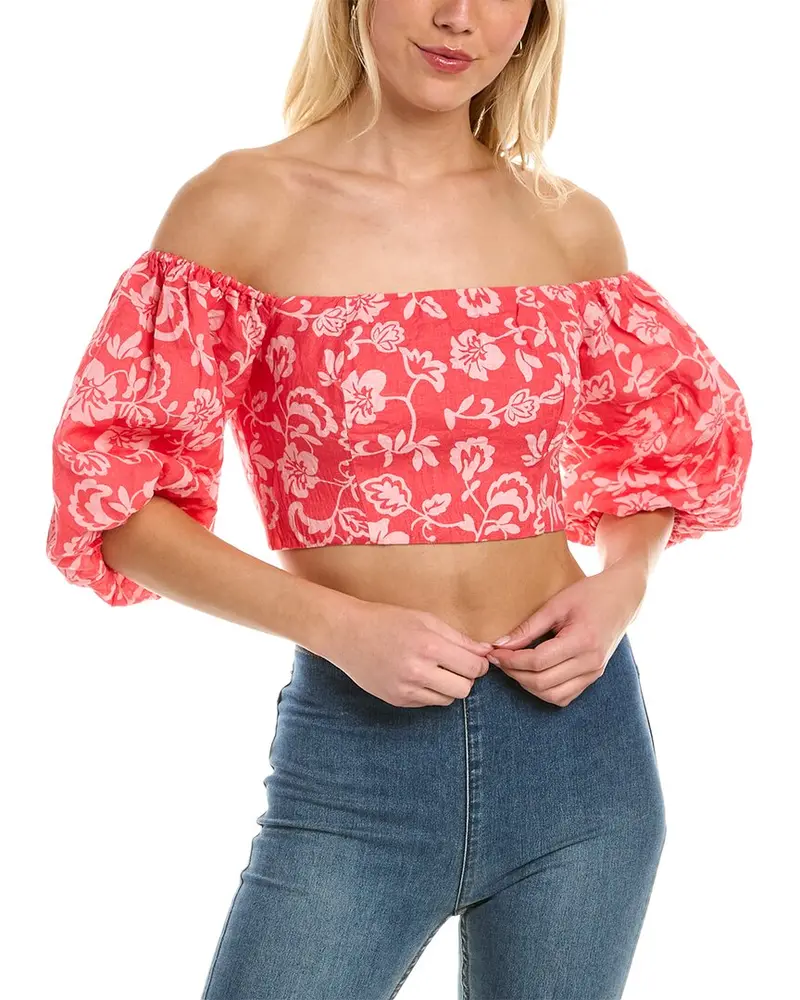 Ramy Brook Marley Linen Top 1