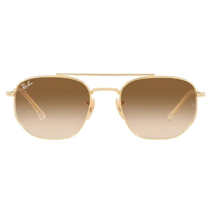 Ray Ban Brown Gradient Irregular Unisex Sunglasses Rb3707 001/51 57 1
